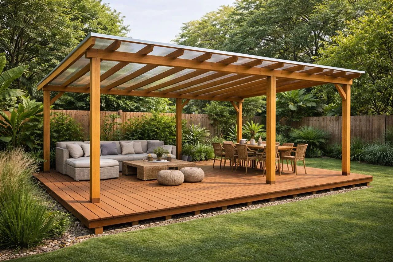 Realizamos reparos e construção de pergolados e deck  - Foto 2
