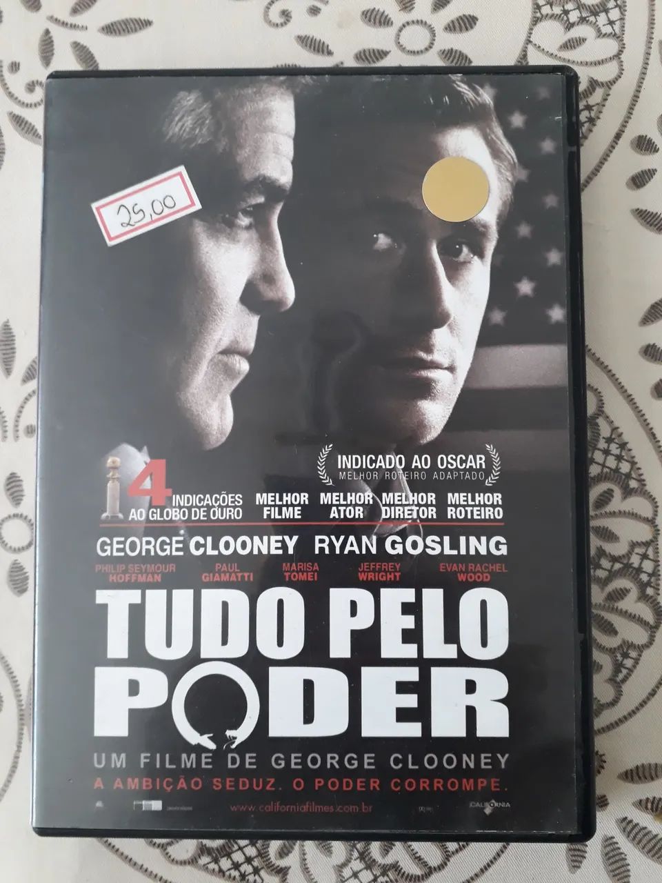 DVD TUDO PELO PODER 4 INDICAÇÕES AO OSCAR