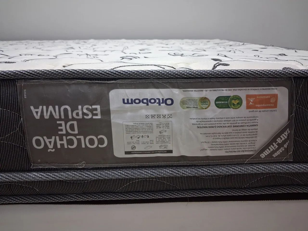 Colchão Ortobom Pró Saúde Extra Firme + base  - Foto 3