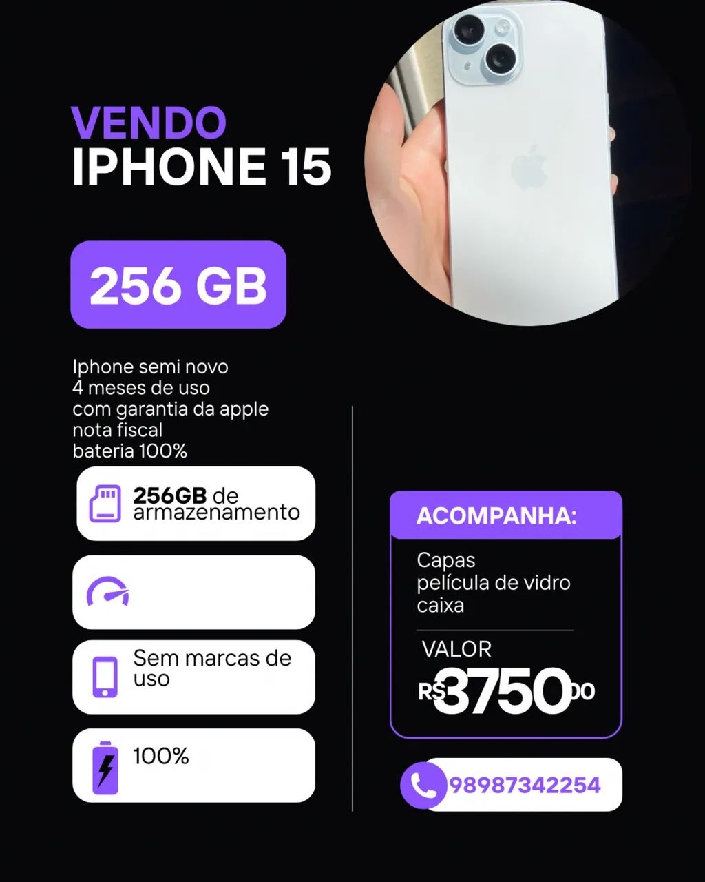 iPhone 15 256gb