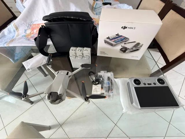  DJI MINI 3 FLY MORE COMBO - CONTROLE COM TELA