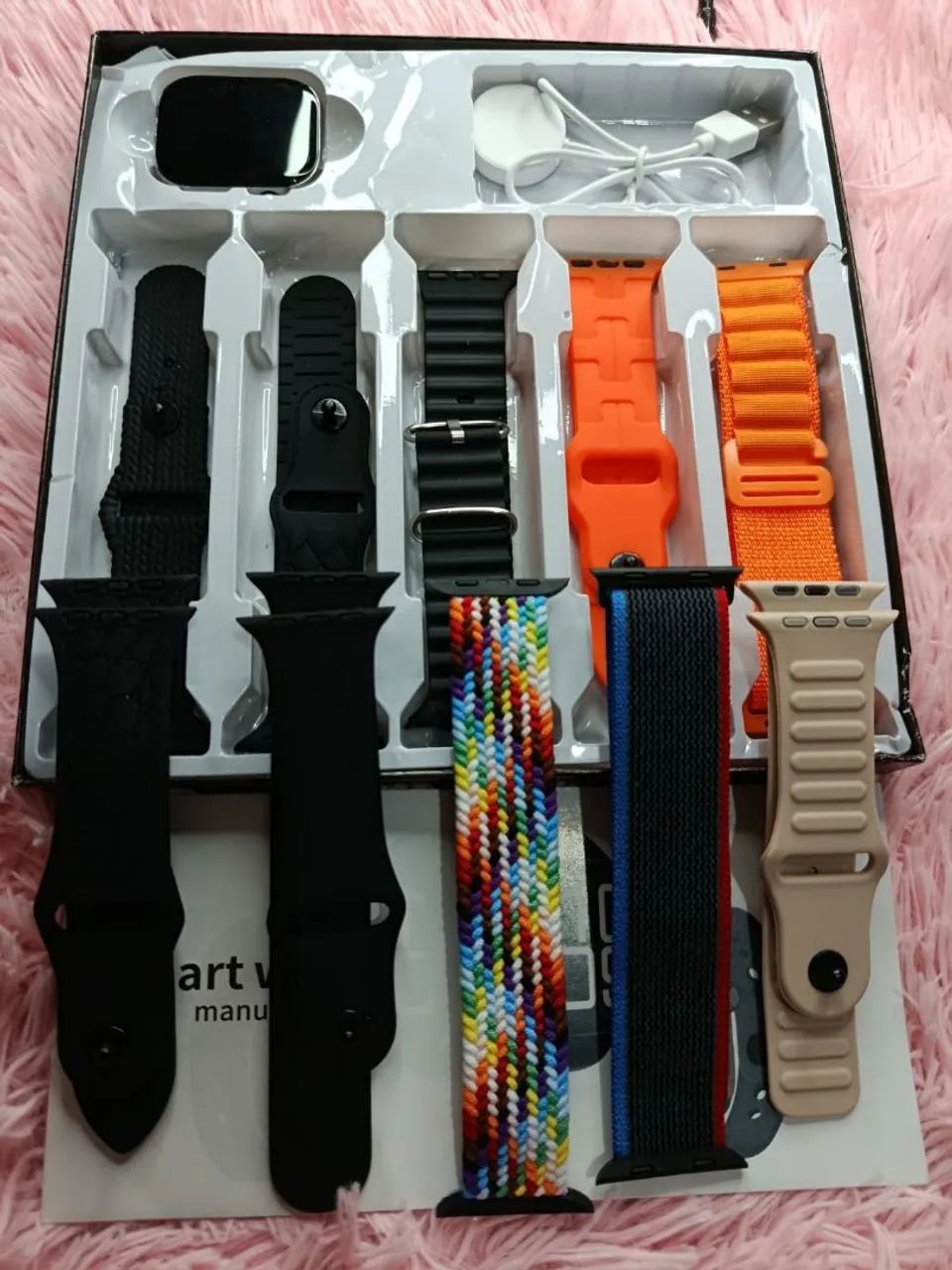 Smartwatch com 10 Pulseiras - Foto 4