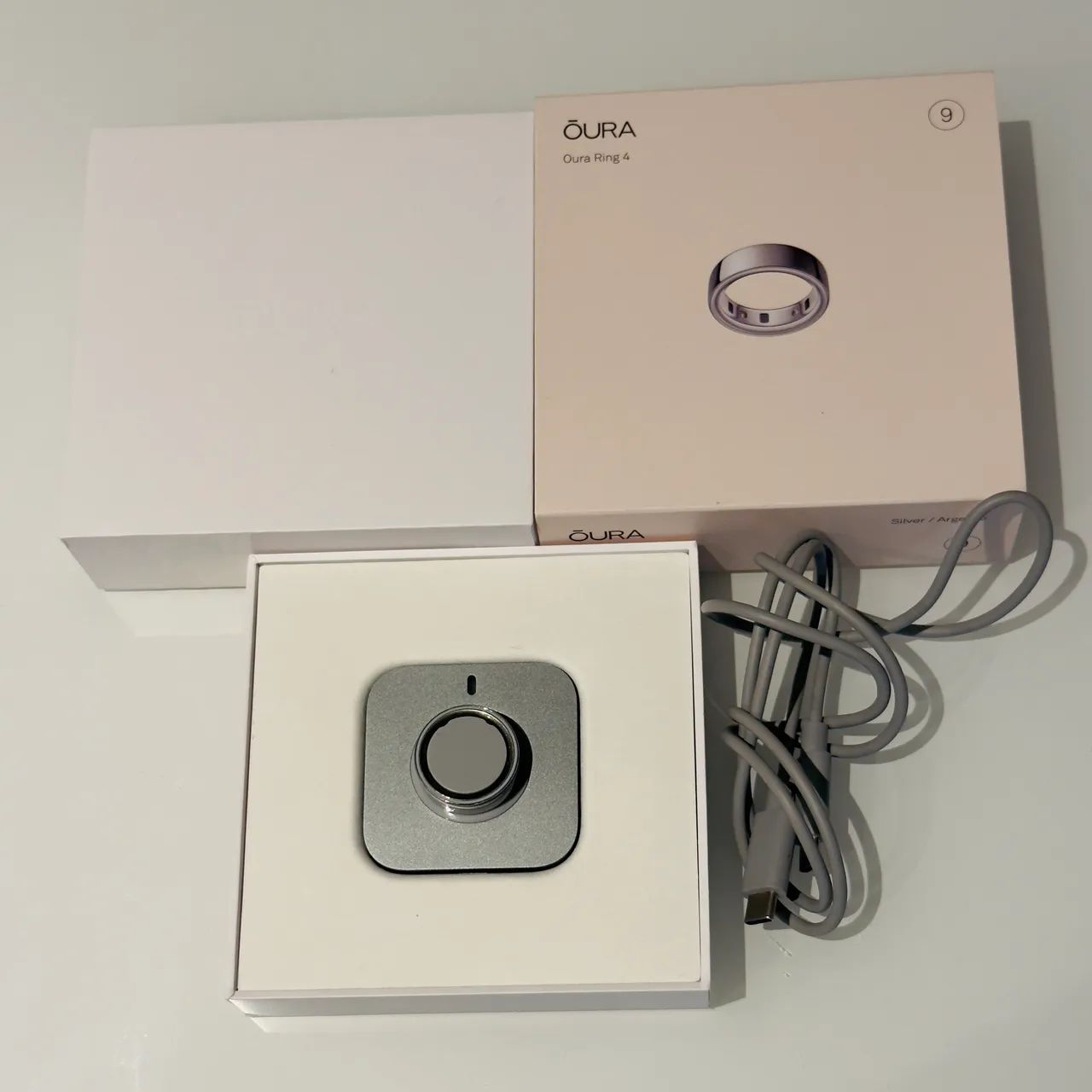 Oura ring 4 (SEMINOVO) 9 silver - Foto 4