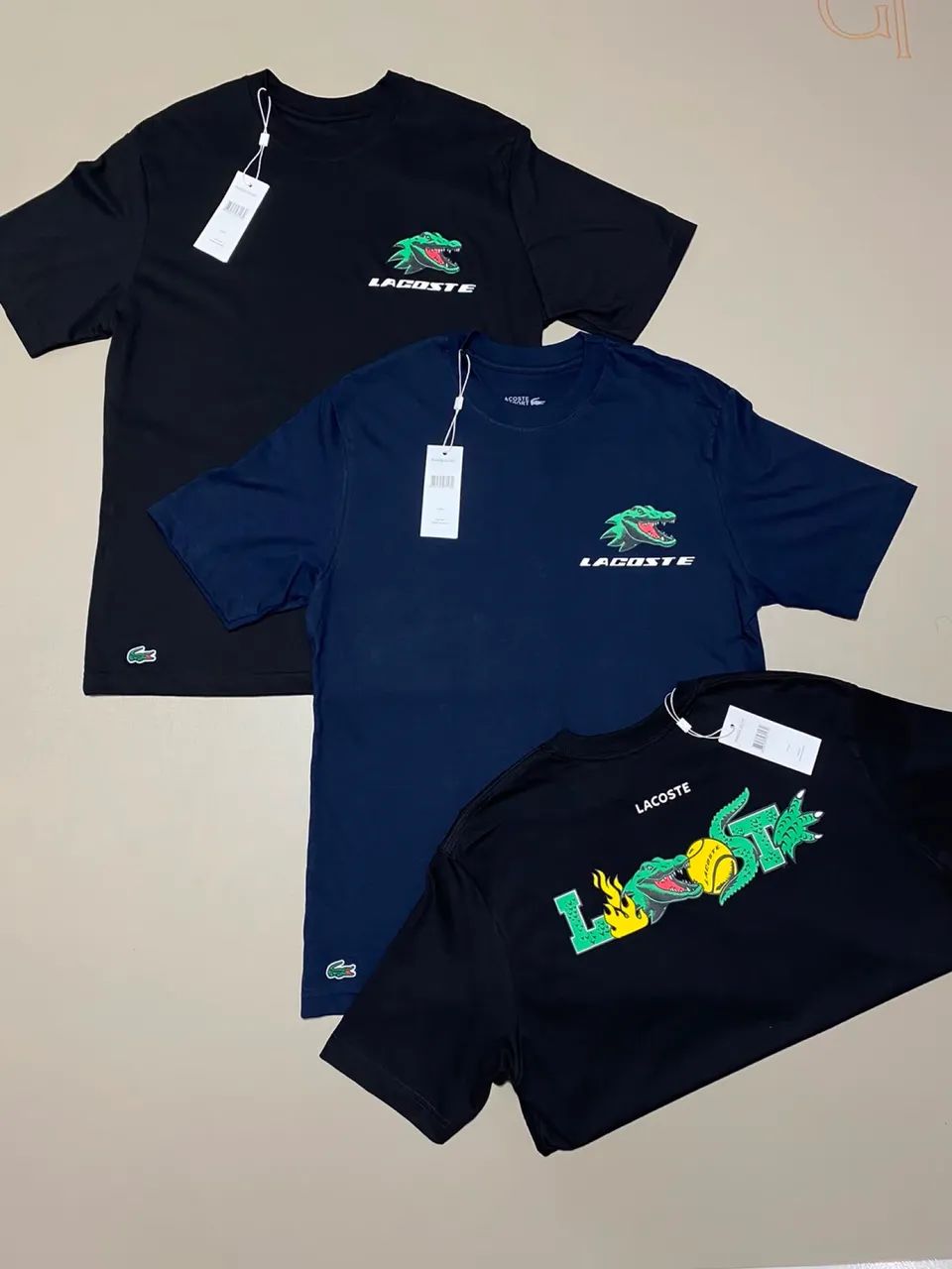 Camiseta Lac Azul Marinho/Logo Verde - Foto 3