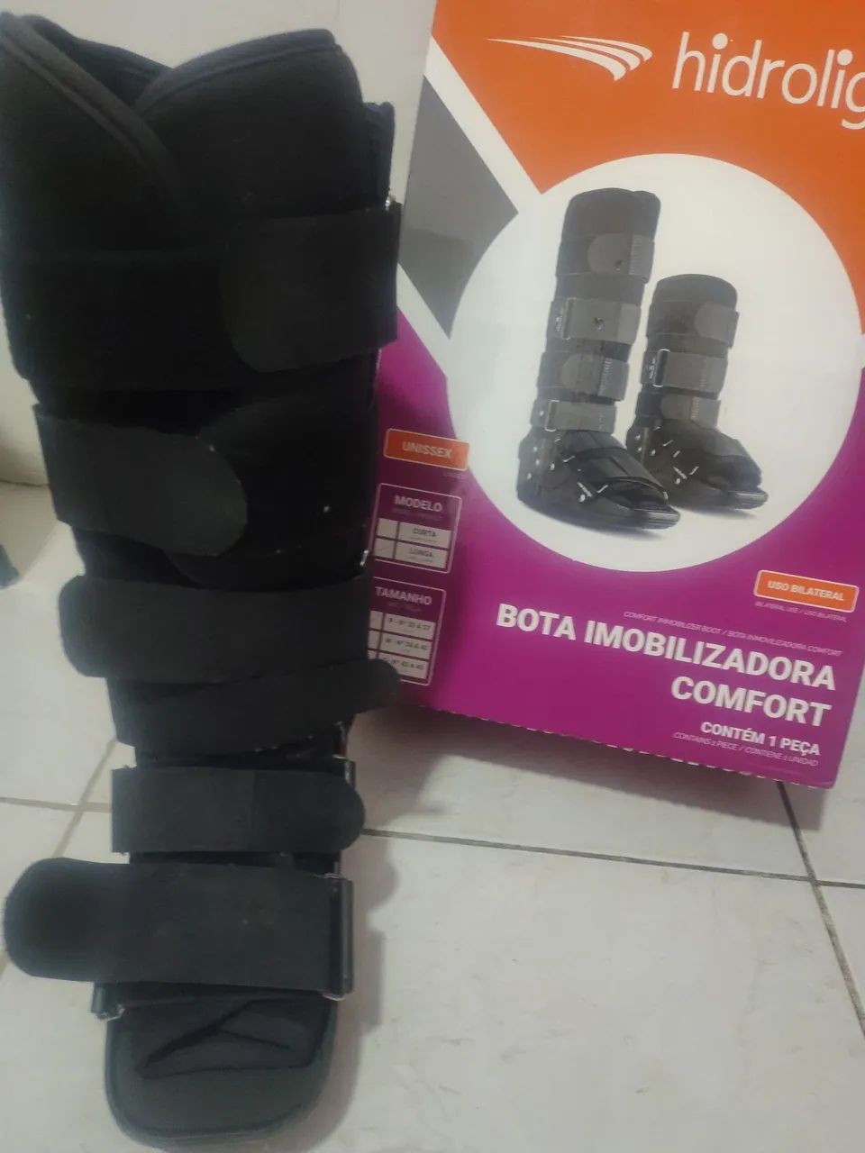 Bota ortopédica e tipóia  - Foto 3