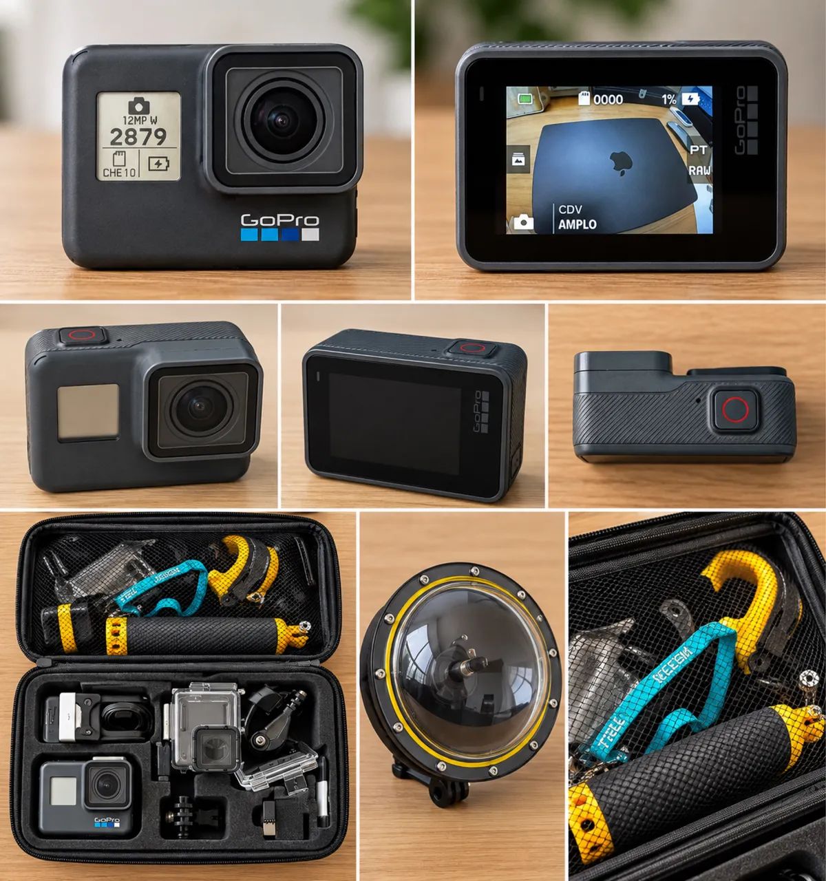 Gopro hero 6 black + acessórios - Câmeras e Filmadoras - Cidade