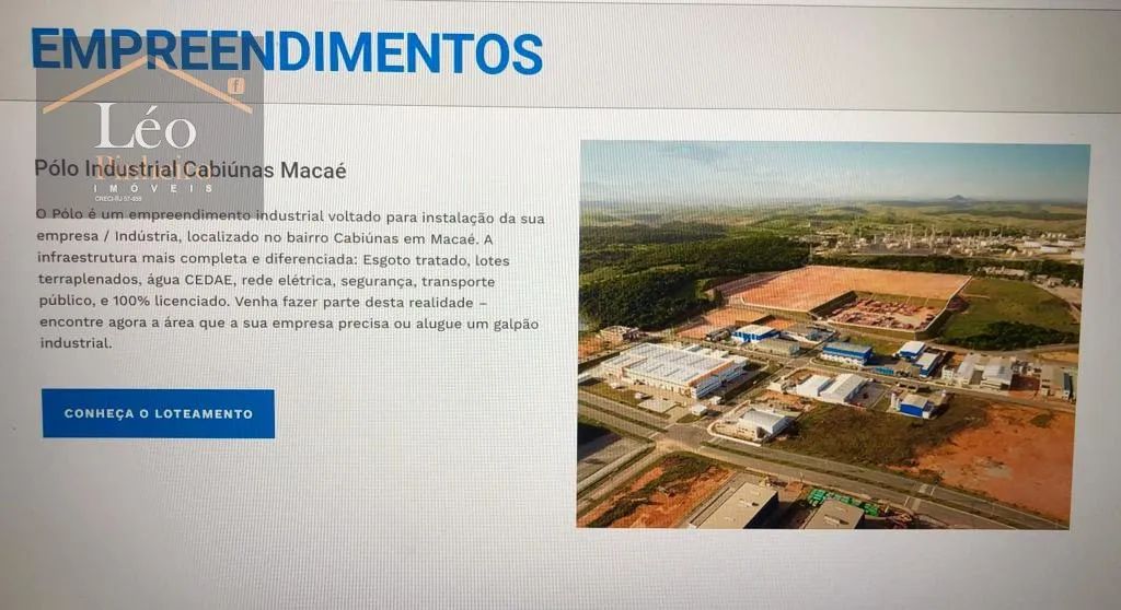 Indústria no Cajueiros - Macaé