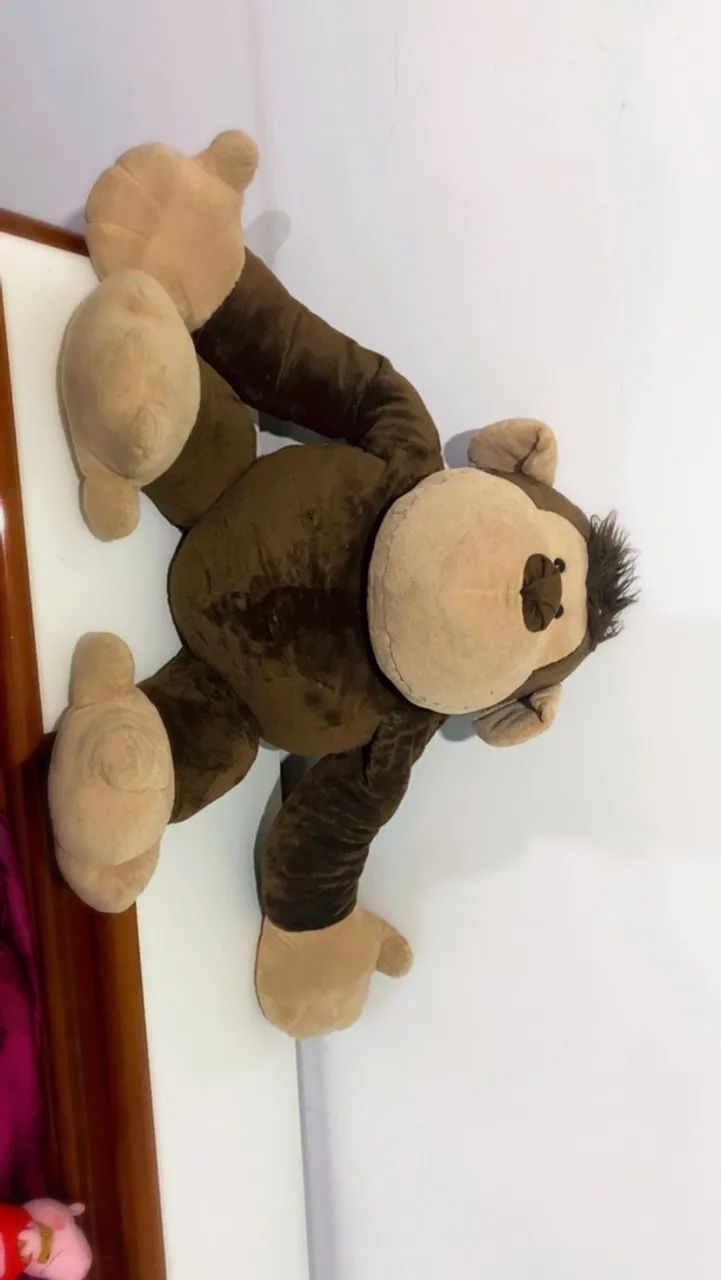 Macaco de Pelúcia Grande - Foto 4