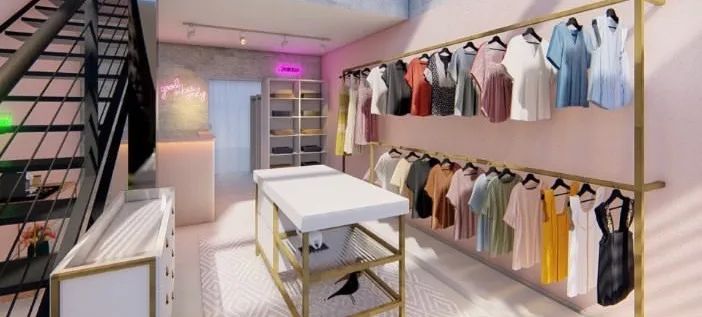 Móveis para Loja de Roupas