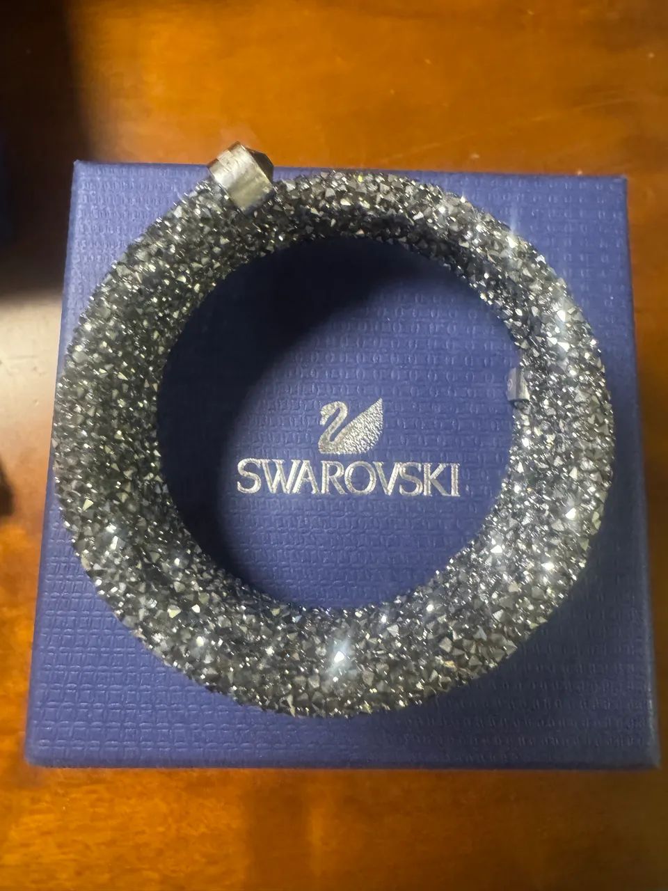 [novo] Pulseira Prateada Swarovski Original 