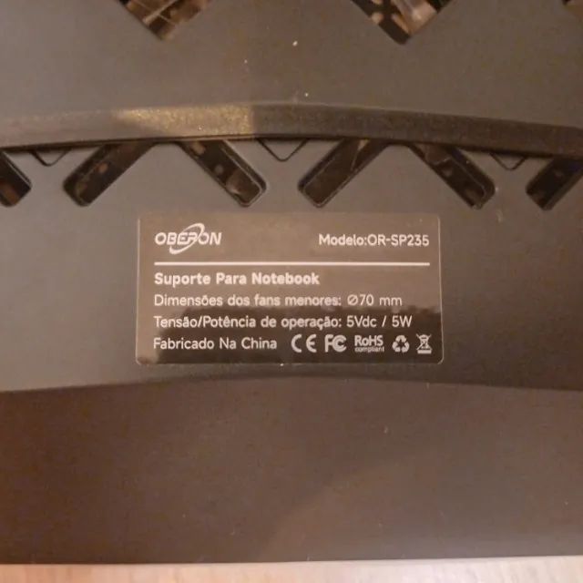Base Arrefecedora RGB 5 Ventoinhas para Notebook - Foto 5