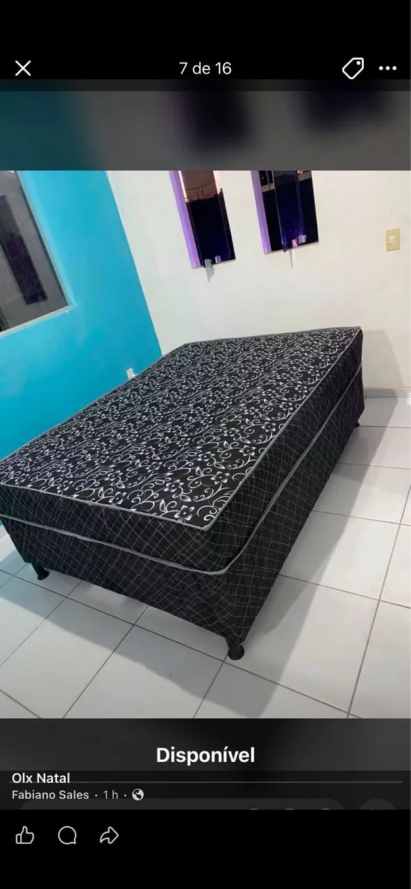 Cama de casal Box novas 
