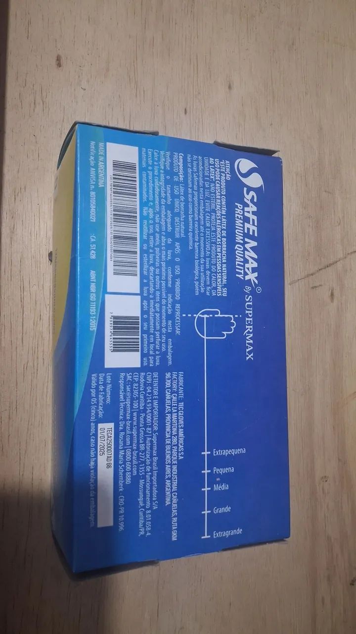 Caixa de luva de látex  - Foto 2