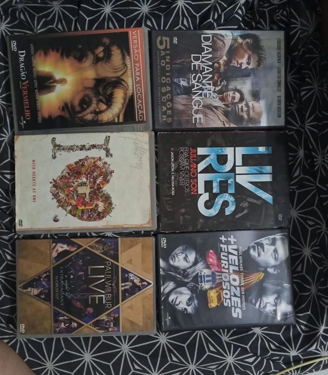 DVDs originais , Filmes e gospel 