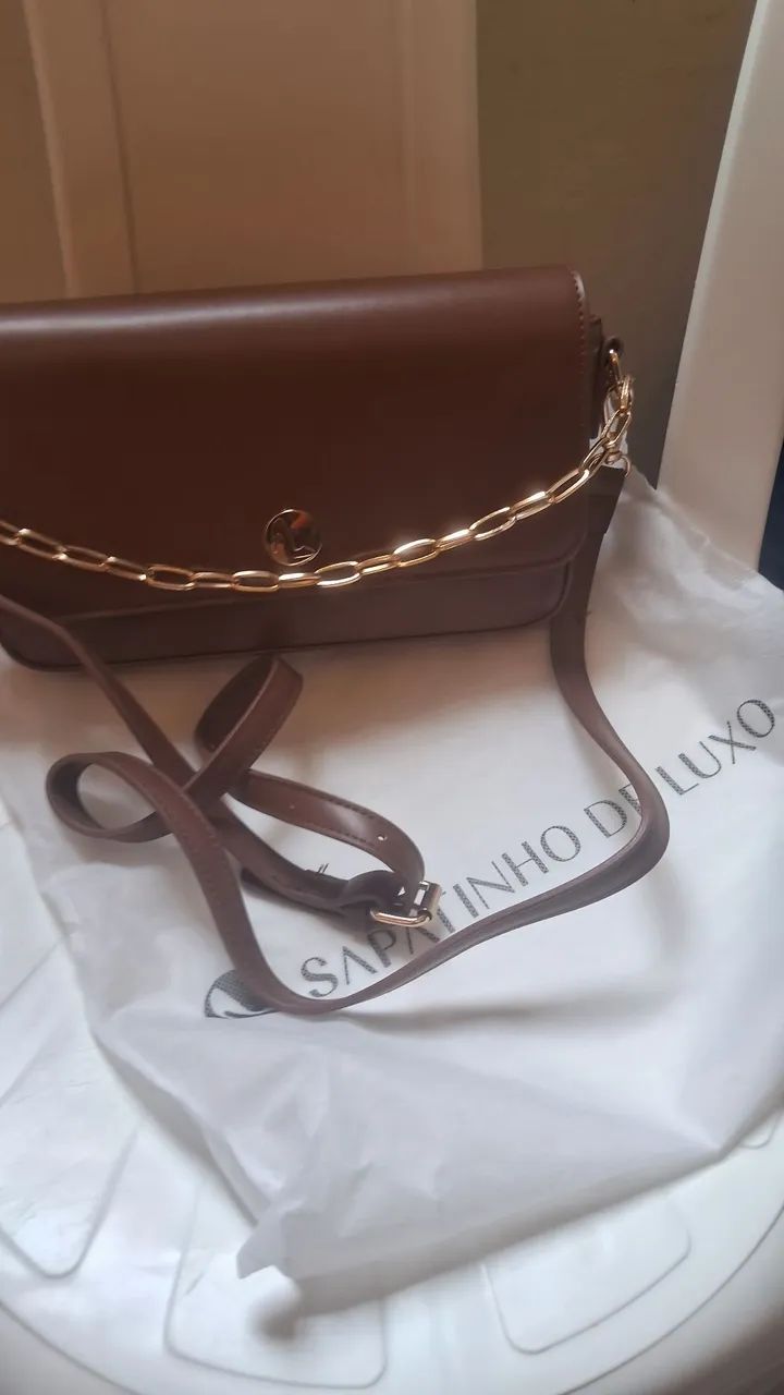 bolsa sapatinho de luxo nova - Foto 2