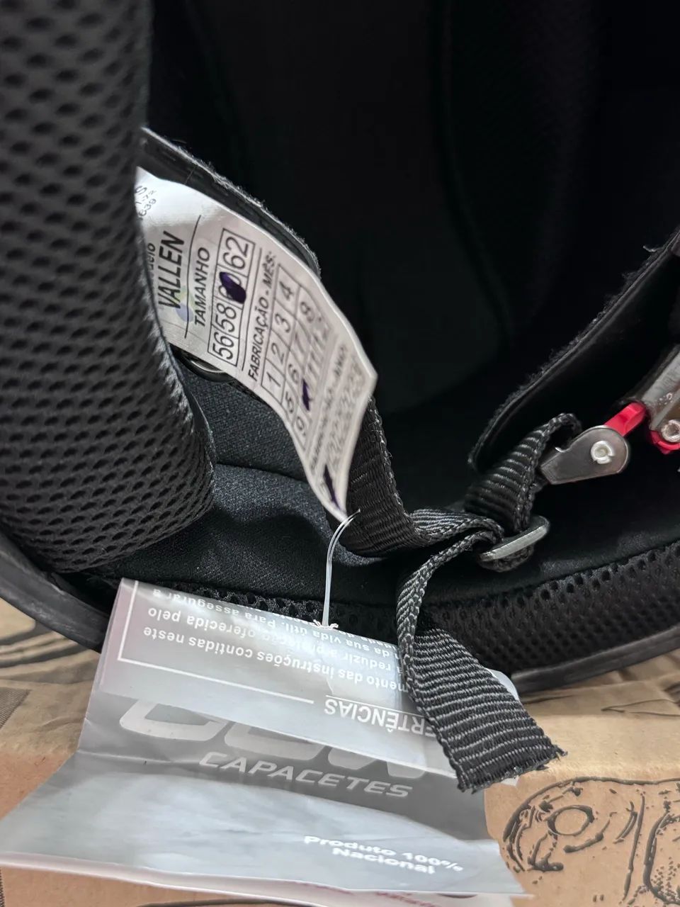 Capacete NOVO na etiqueta! - Foto 5