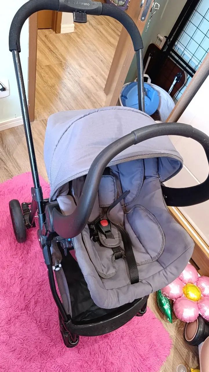 Carrinho de bebê Moisés+ bebê conforto  - Foto 5