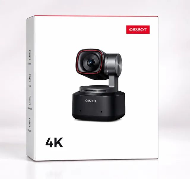 Webcam Obsbot Tiny 2 4K Ai-Powered PTZ - Preto