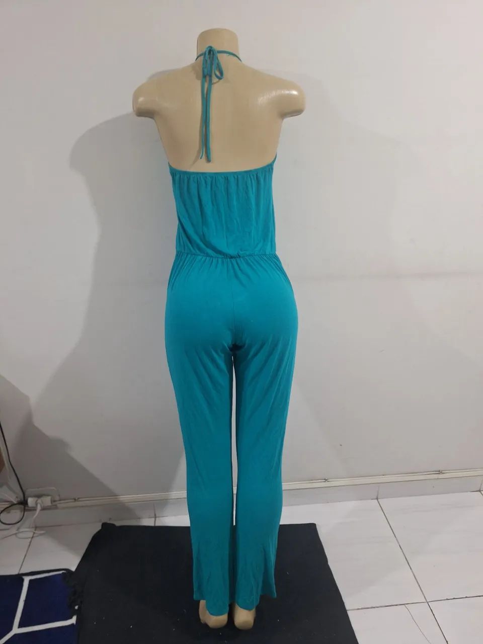 Macacão longo feminino verde  - Foto 5