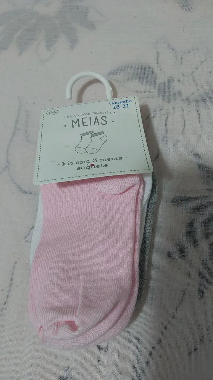 Kit meias infantis