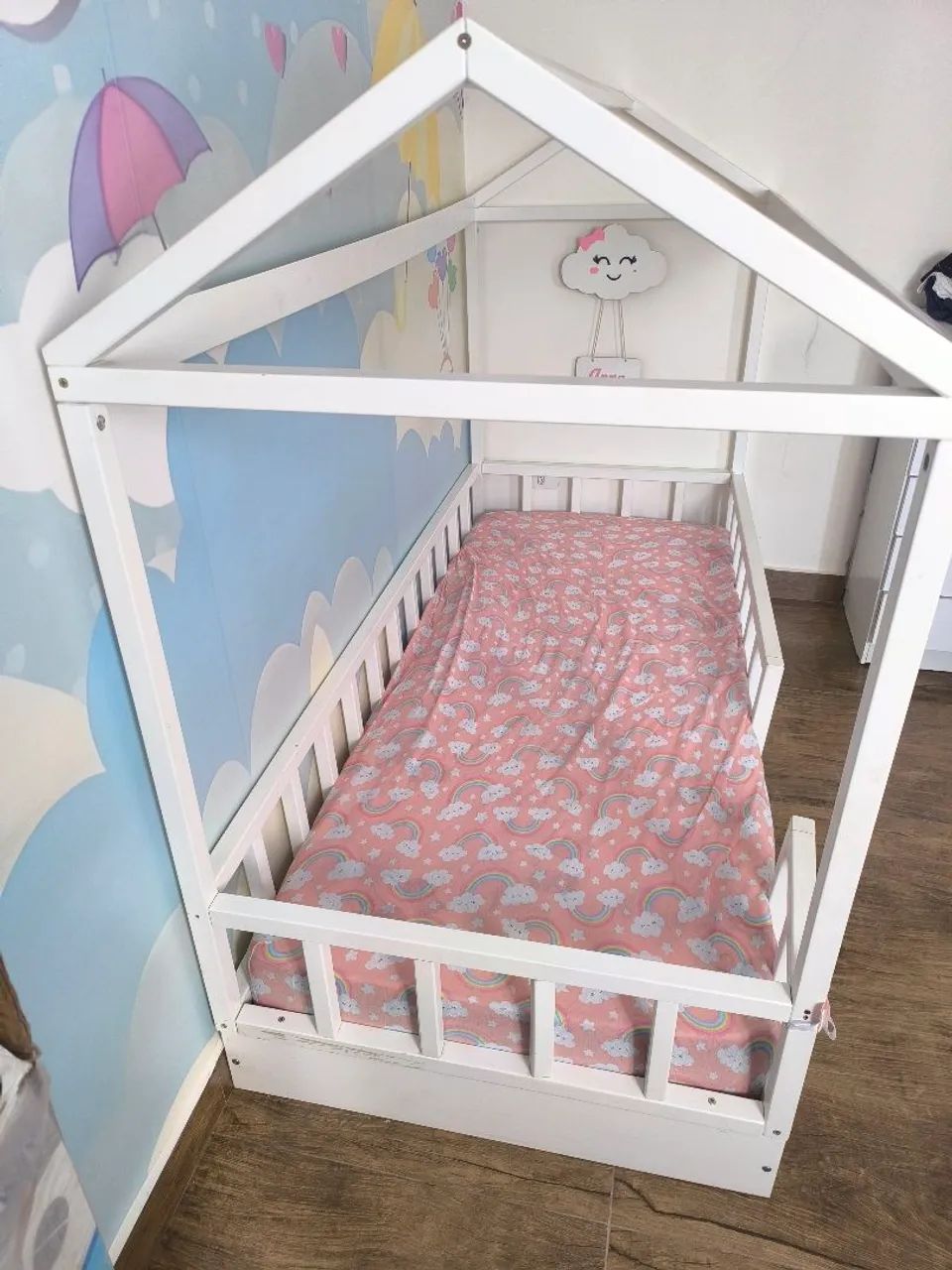Cama Infantil Casinha com Colchão - Foto 2