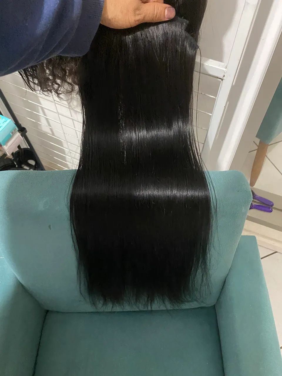 Cabelo humano liso 70 cm - Foto 3