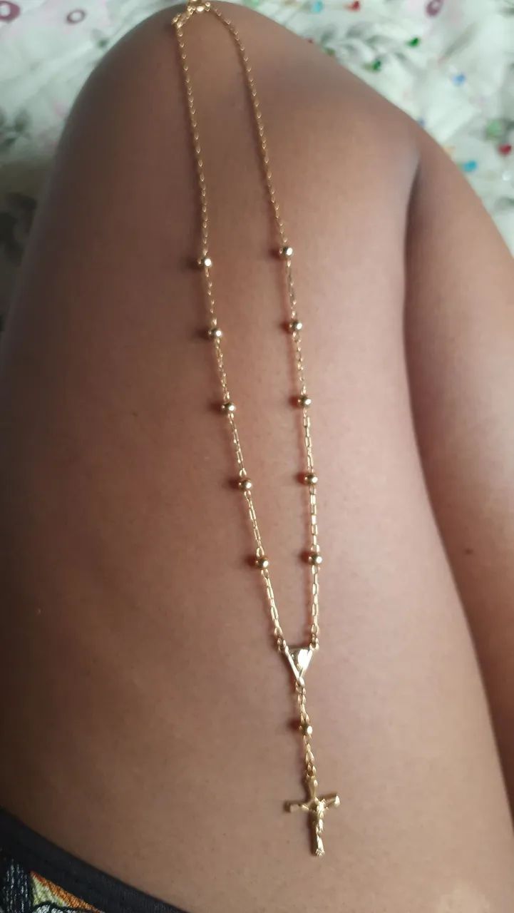 Colar rommanel terço. 