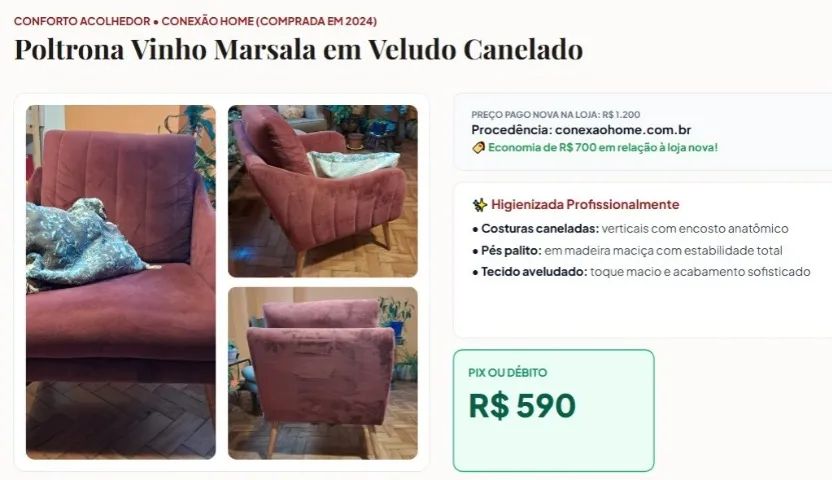 Família Vende Tudo - Poltronas  - Foto 2