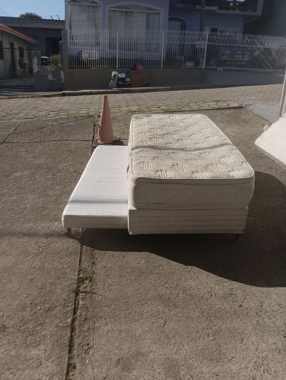 Cama box solteiro cama auxiliar 