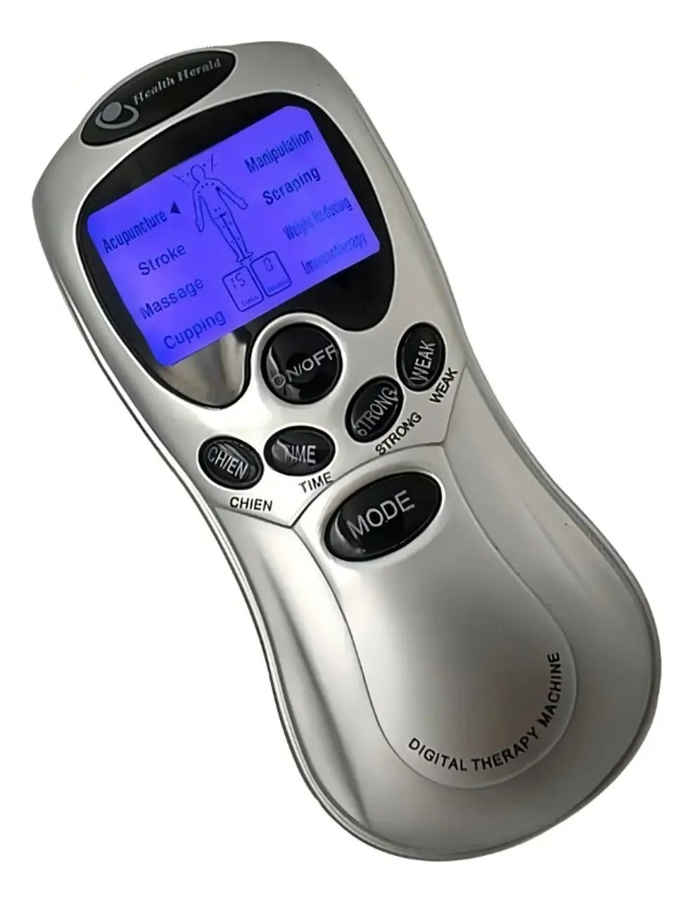 Massageador Elétrico Portátil Digital Therapy Cinza B - Foto 4
