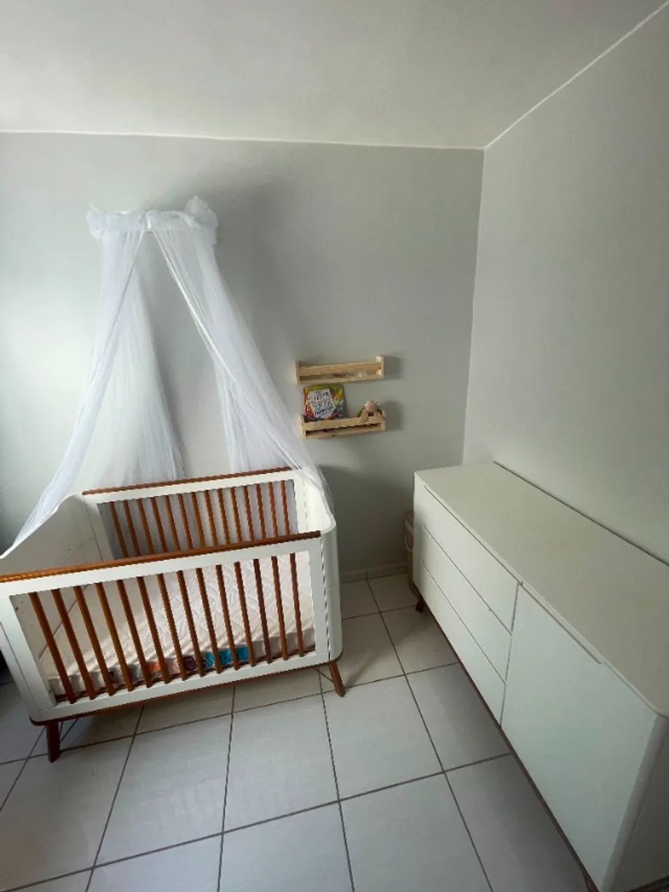 Conjunto Berço 3 em 1 Matic Albi com Cômoda - MDF - Foto 3