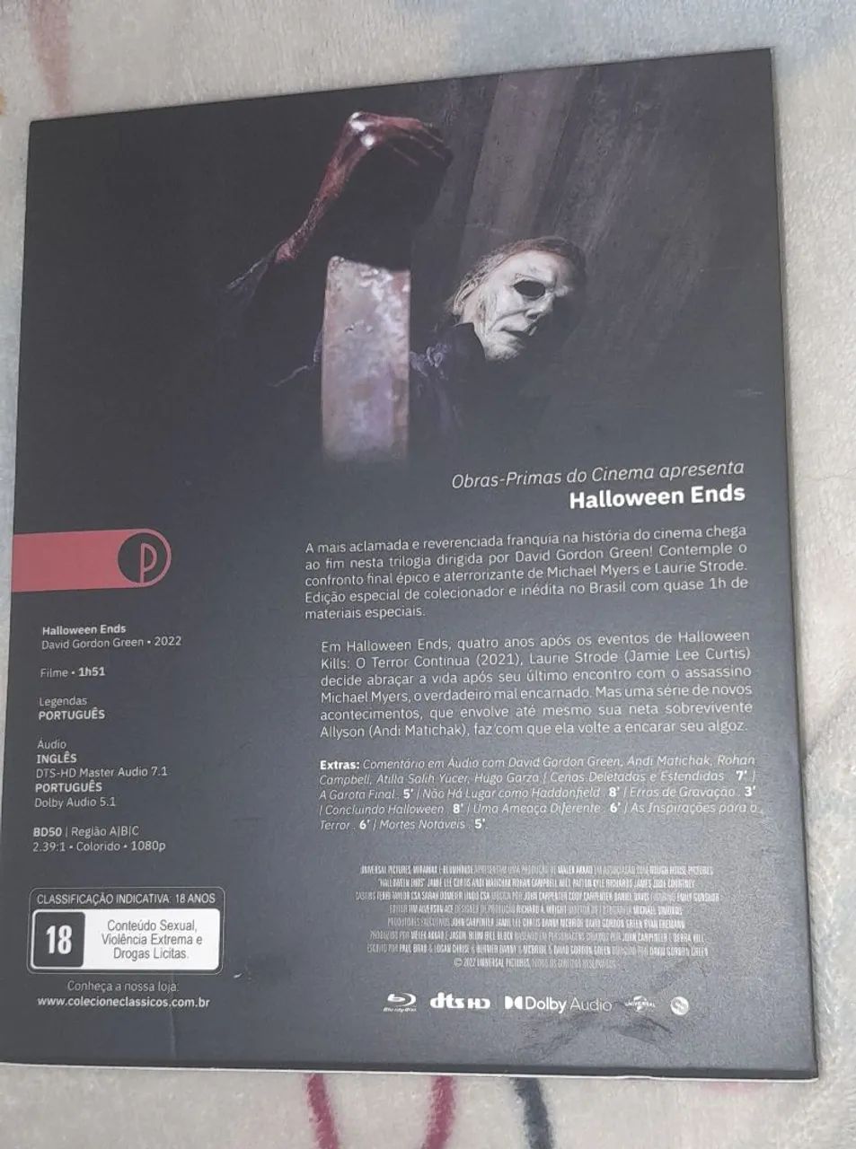 Blu-ray Halloween Ends (Obras-Primas do Cinema) - Foto 2