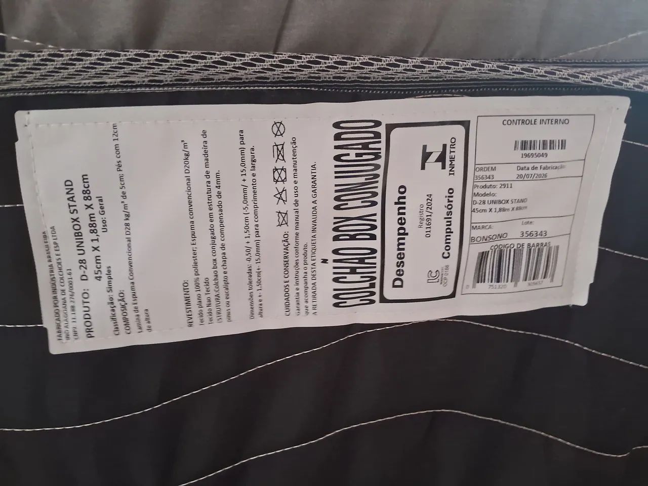 Cama box conjugada Bonsono nova. - Foto 4