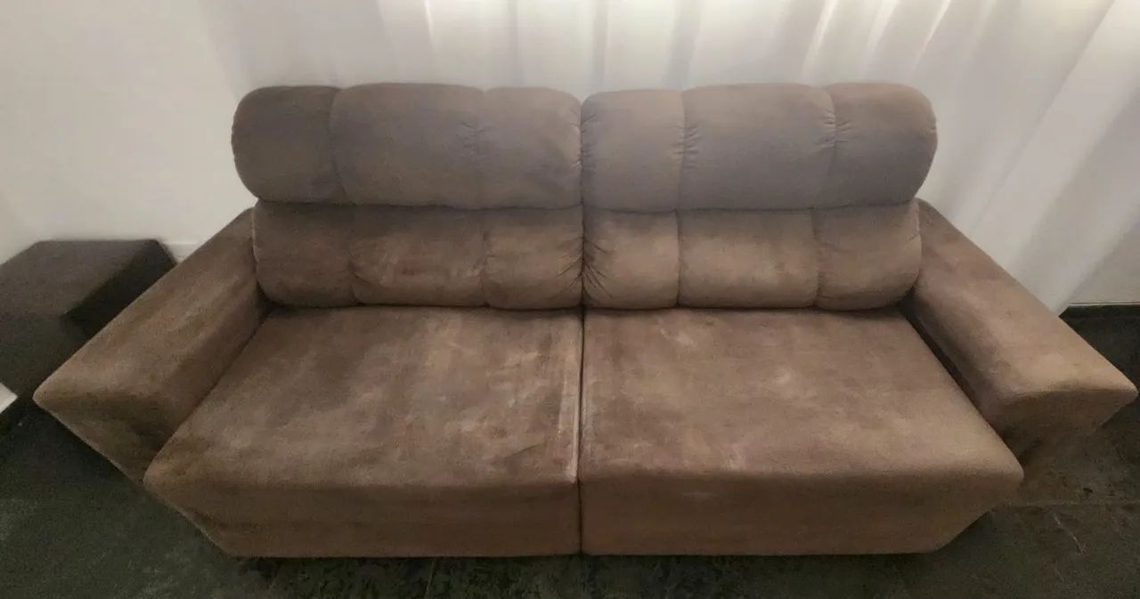 Sofá Retrátil e Reclinável 4 Lugares - Excelente Estado - Foto 2