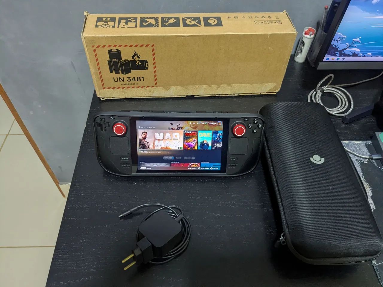 Steam deck LCD 512gb + 128gb sd