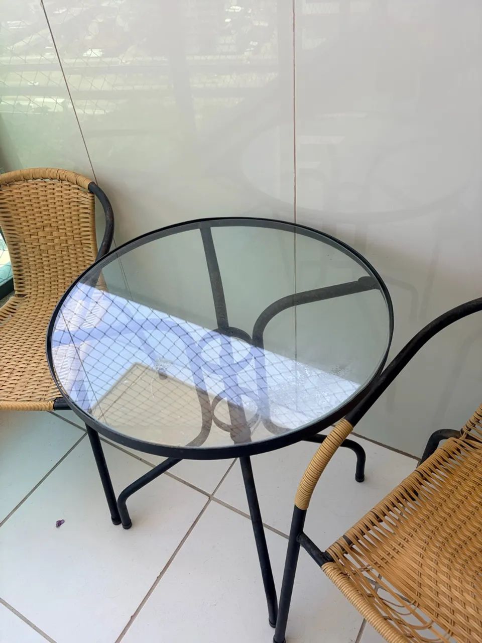 Conjunto de varanda 2 cadeiras e 1 mesa - Foto 4