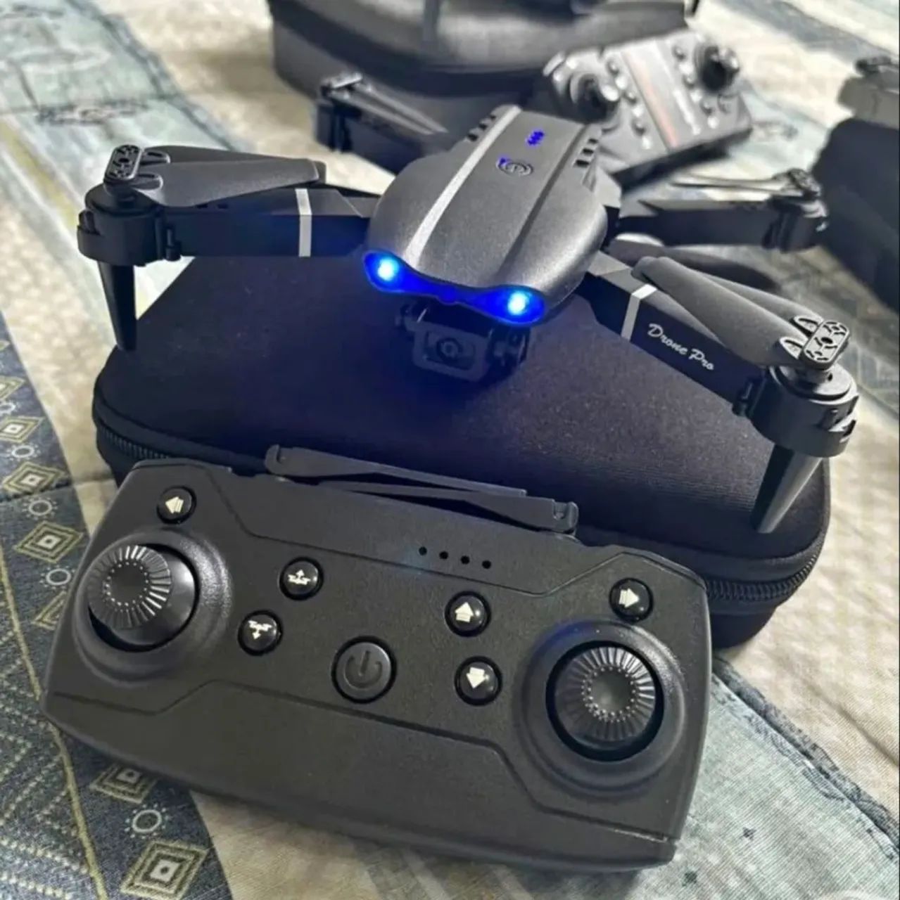 Drone Dobrável de Entrada Completo Com Câmera e Hélices Reservas  - Foto 3