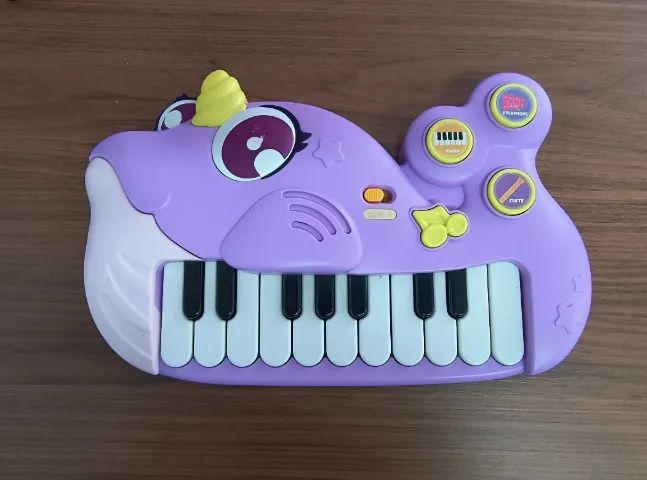 Pianinho infantil baleia  - Foto 3