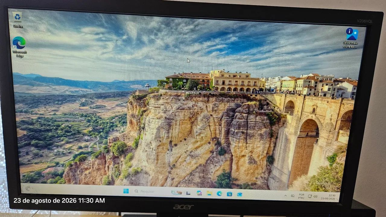 Computador PC com Monitor e Caixa de Som - Foto 2