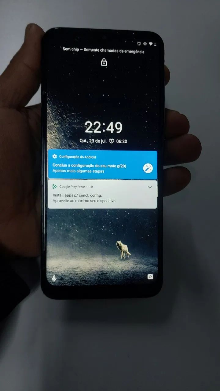 Moto G20 com desbloqueio facial - Foto 5