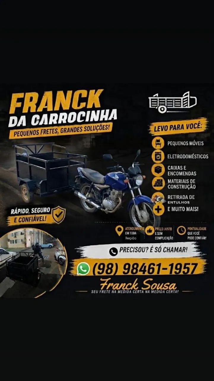 Fazemos pequenos fretes 
