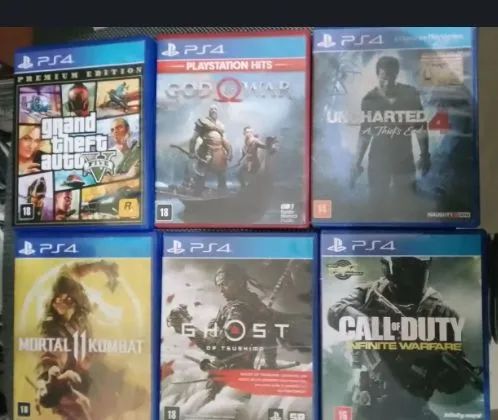 Jogos ps4 