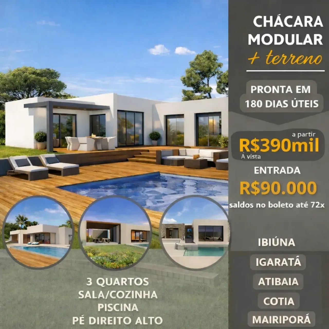 INVISTA EM QUALIDADE DE VIDA SEM PREOCUPAÇÃO!