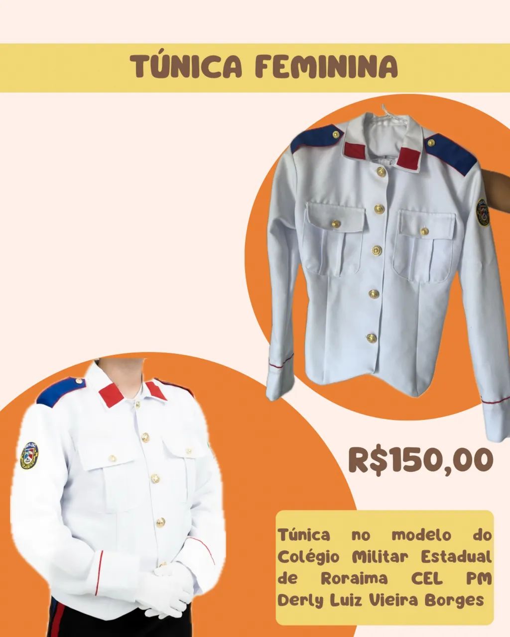 Túnica e acessórios do CME