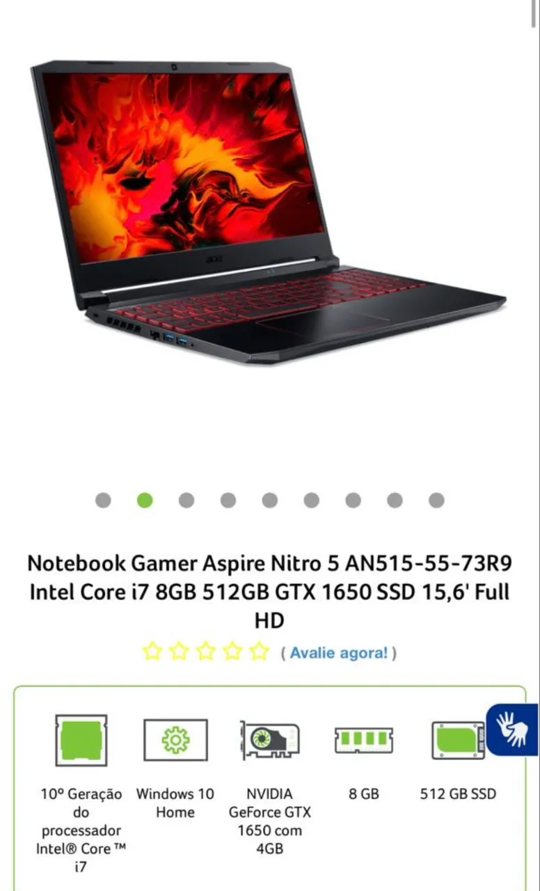 Notebook Asus - Intel Core i5 6200 - Geforce 940m - 8GB RAM