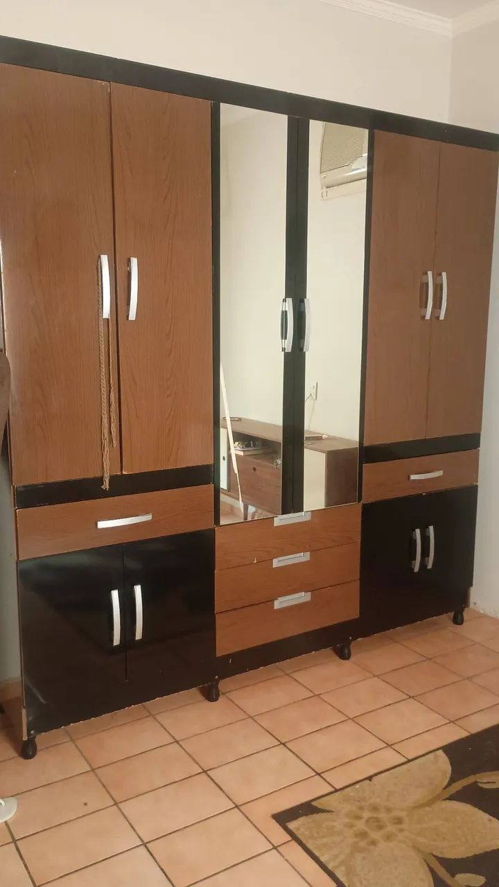Cama box+ colchão+ guarda roupa  - Foto 4