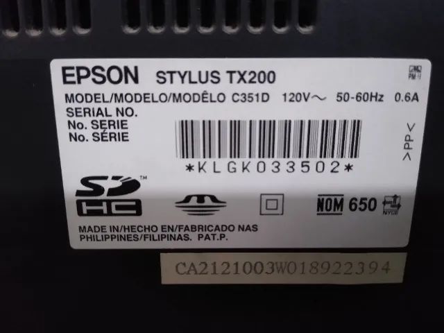 impressora multifuncional 3-em-1 Epson Stylus TX200  - Foto 4