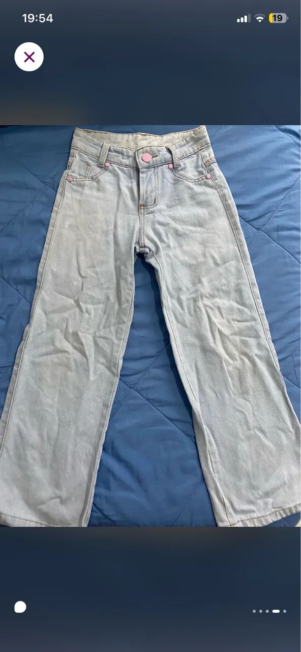 Calça jeans infantil menina - Foto 4