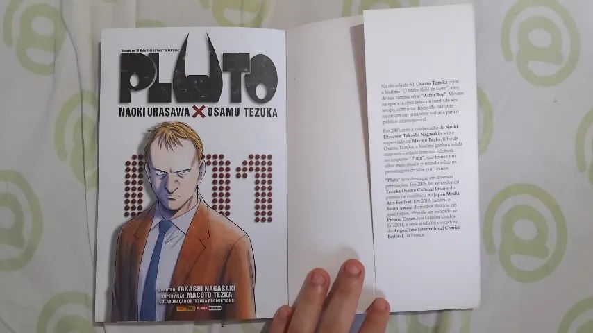 Mangá Pluto 1, 2 e 3 - Foto 4