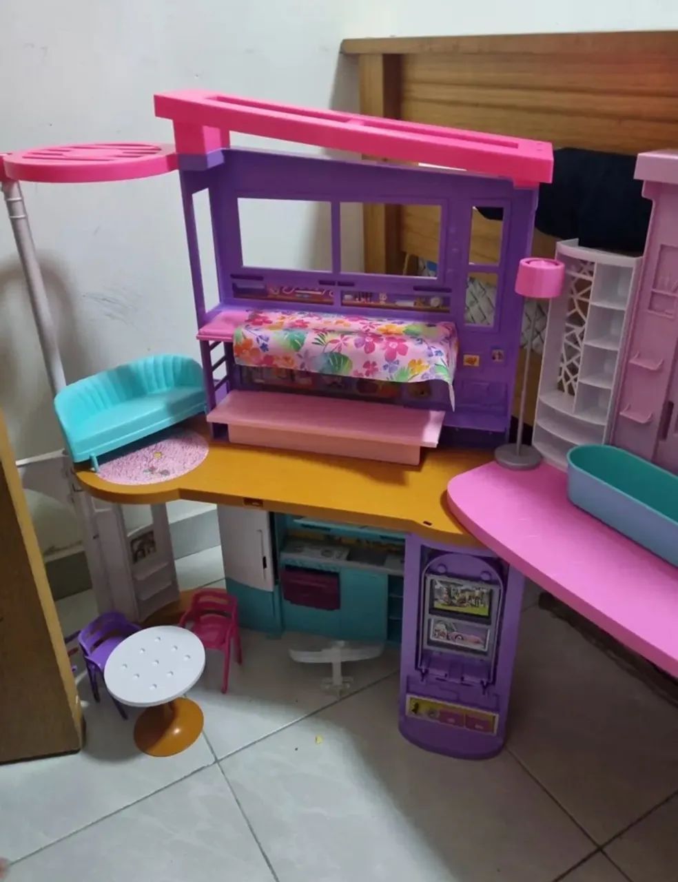 Casa da Barbie Mattel Casa De Bonecas De Férias Multicolor - Foto 2